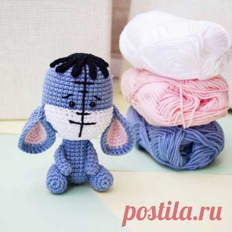 PDF Ослик Иа крючком. FREE crochet pattern; Аmigurumi doll patterns. Амигуруми схемы и описания на русском. Вязаные игрушки и поделки своими руками  #amimore - Ослик Иа, осёл, Винни Пух, Дисней, donkey, burro, asinello, Esel, osioł, asno, sıpa, âne, osel, Winnie the Pooh, Disney. Amigurumi doll pattern free; amigurumi patterns; amigurumi crochet; amigurumi crochet patterns; amigurumi patterns free; amigurumi today.