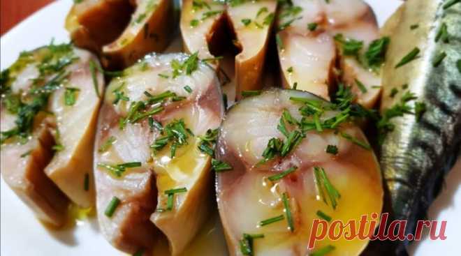 Малосольная скумбрия из ничего. Такую вкуснотищу вы еще не ели