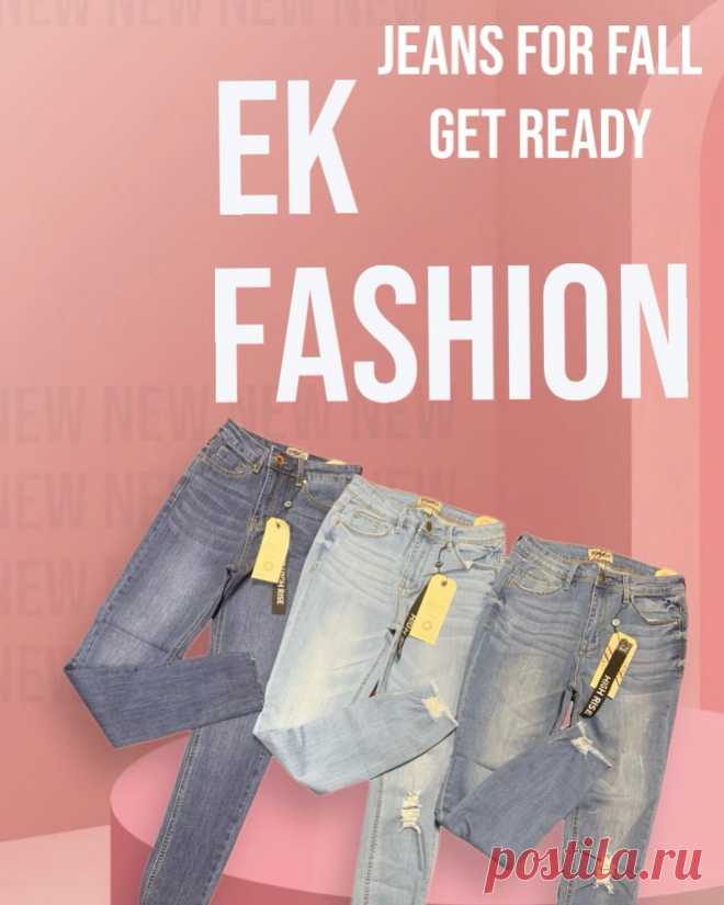Photo by EK Fashion 2023. JEANS FOR FALL EK GET READY FASHION