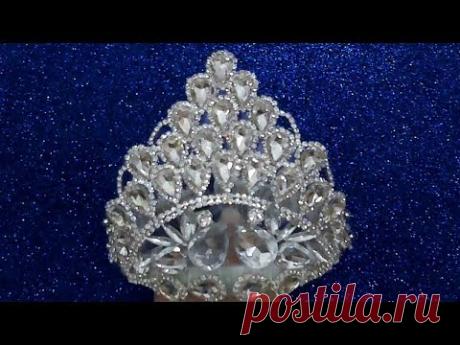 DIY/МК Как сделать корону из бабушкиного ожерелья. Grandmother's Crown