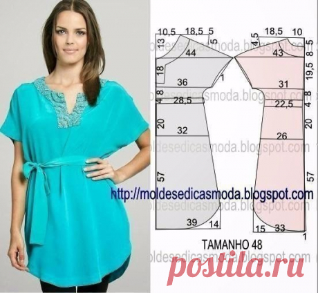 Моделируем туники и блузки — Сделай сам, идеи для творчества - DIY Ideas
