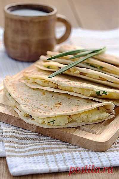 Кыстыбый с картошкой и луком (ещё один рецепт) - Простые рецепты Овкусе.ру