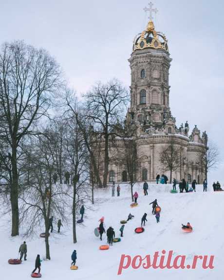 Знаменская церковь в Дубровицах, Подольский район, Московская область. Автор фото – Роман Манукян: nat-geo.ru/photo/user/355167/