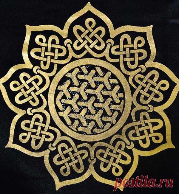 Схема вышивки «Кельтский куглый орнамент» - Вышивка крестом