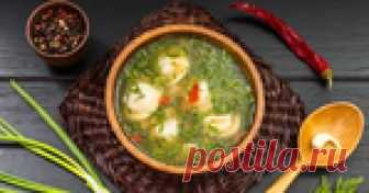 Овощной суп с сырными шариками