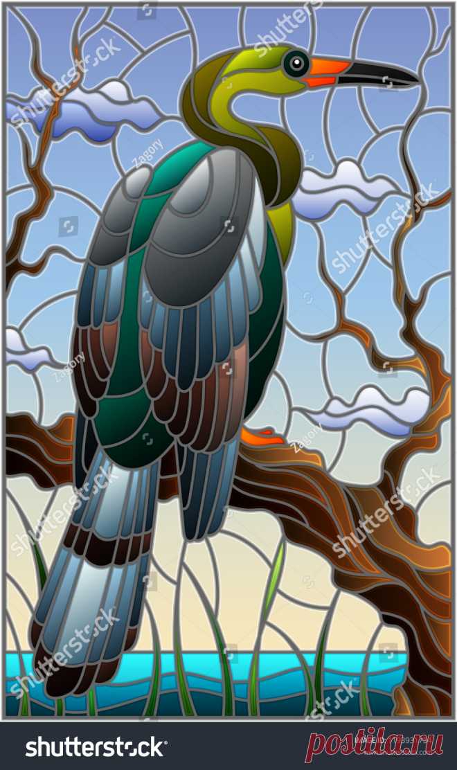 Illustration Stained Glass Style Heron Bird: vector de stock (libre de regalías) 1193931754 | Shutterstock Descubre Illustration Stained Glass Style Heron Bird imágenes de stock en HD y millones de otras fotos de stock, objetos en 3D, ilustraciones y vectores libres de regalías en la colección de Shutterstock.  Se agregan miles de imágenes nuevas de alta calidad todos los días.