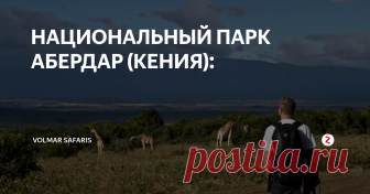 НАЦИОНАЛЬНЫЙ ПАРК АБЕРДАР (КЕНИЯ): Абердар - третий по величине (584 кв. км) национальный парк Кении. Абердар - это волшебная, сказочная страна, внушающая благоговейный страх своей красотой, таинственностью и непокорностью. Aberdare великолепен, редкое место, где можно найти столь же величественные виды и такое же обилие дикой природы: разнообразные растения и животные, рыбы и птицы, прекрасные ручьи. В Aberdare очень богатая фауна