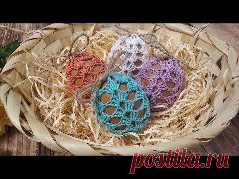 ЧЕХОЛ ДЛЯ ПАСХАЛЬНОГО ЯЙЦА крючком / EASTER EGG Crochet CASE