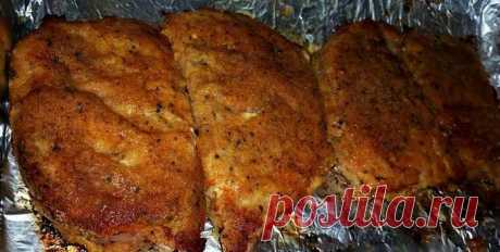 Отбивные запеченные с сыром пармезан. Вкуснотища