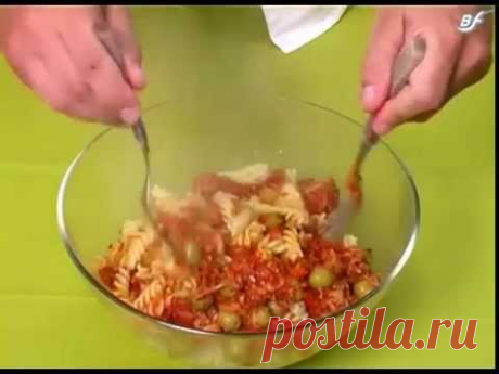 Паста с тунцом и оливками