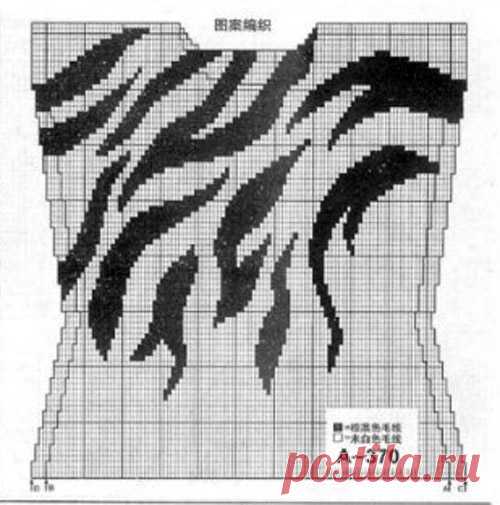 Пуловер с жаккардовым узором 