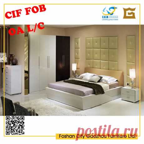hot sell high gloss wooden bed for home and hotel, View hot sell bed, liansheng Product Details from Foshan City Gaozhuo Furniture Ltd. on Alibaba.com