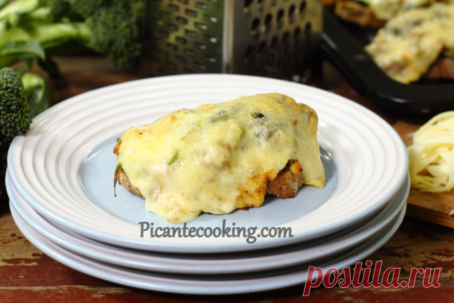 Гарячі канапки з броколі та сиру (Broccoli melts) | Picantecooking