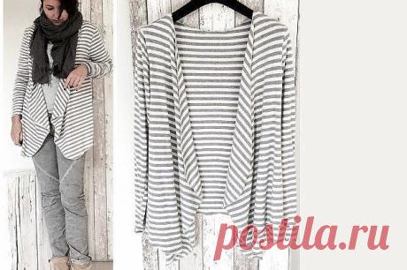 Простая выкройка кардигана — DIYIdeas