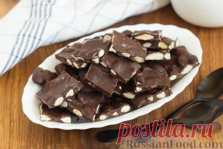 Рецепт: Миндаль в шоколаде с солью и перцем чили на RussianFood.com