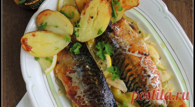 Скумбрия с яблоками (готовим в духовке) Если вы привыкли есть скумбрию только в соленом или маринованном виде, то этот рецепт приведет вас в полный восторг и полностью изменит ваше мнение об этой рыбке. И готовить такую рыбку вы будете пост…