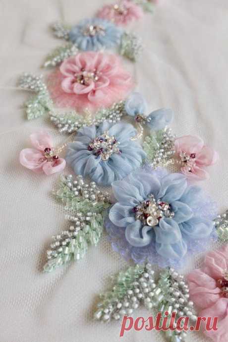 silk ribbon embroidery stitches #Silkribbonembroidery