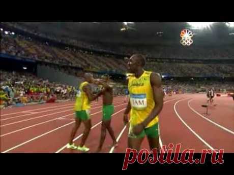Usain Bolt - 6 World Records in 100m (9.72, 9.69, 9.58), 200m (19.30 19.19), 4x100m relay (37.10)