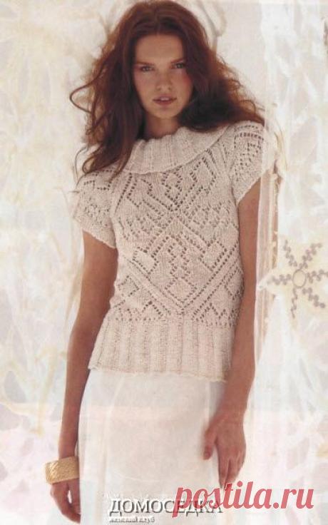 Летний ажурный топ | ДОМОСЕДКА