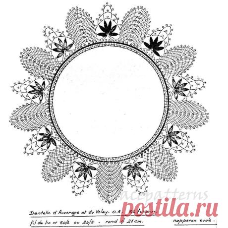 Сколок Оплет для салфетки. #оплет #кружево #сколок #lace #bobbinlace #bobbinlacemaking #кружевнойско - lacepatterns
