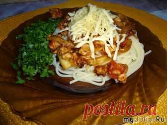 Быстрое блюдо: Паста с грудкой и кабачками: Рецепты и кулинария - женская социальная сеть myJulia.ru