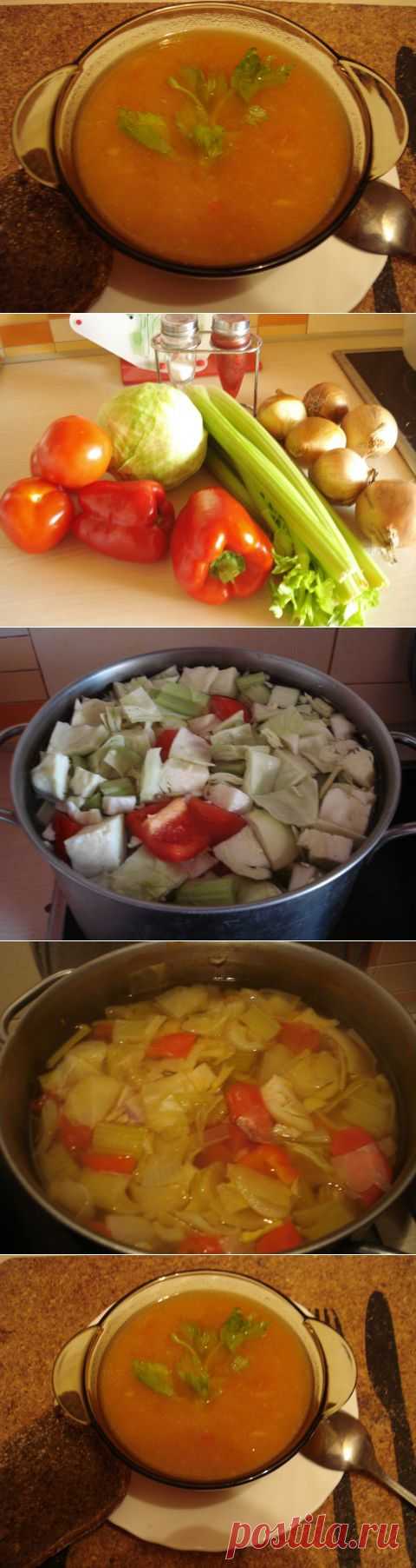 Худеть так худеть! На первое - Суп из сельдерея | Четыре вкуса