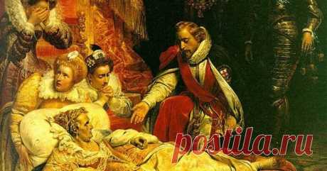 «Смерть Елизаветы I, королевы английской» (1828) Поль Деларош