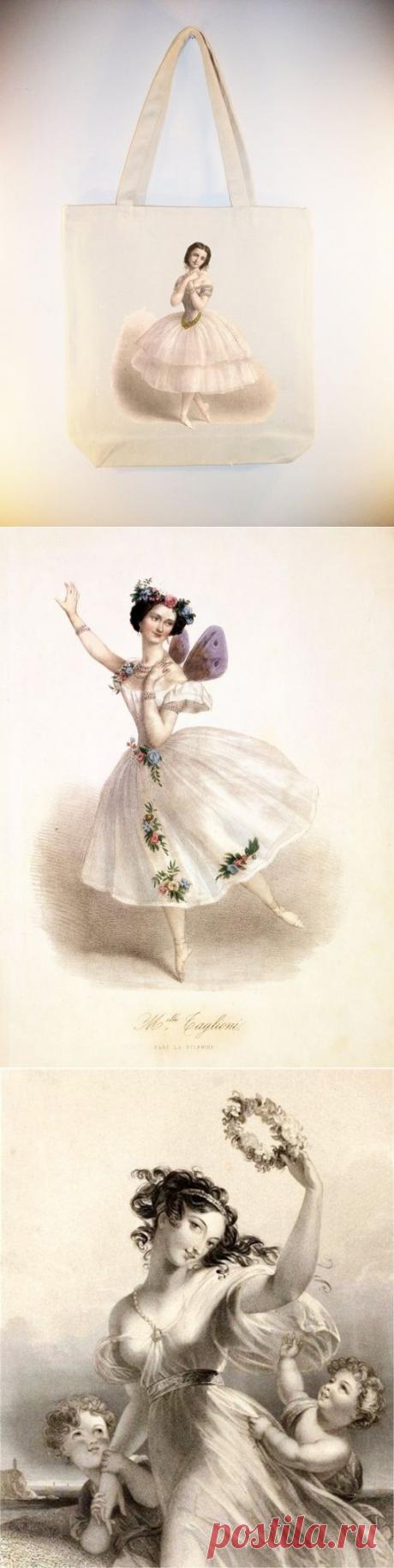 Винтажные картинки для декупажа. БАЛЕРИНЫ