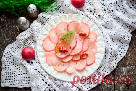 Маринованный редис - очень быстрый рецепт с пошаговыми фото от Алены Каменевой - готовим просто и вкусно