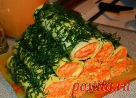 Закусочные сырные трубочки.