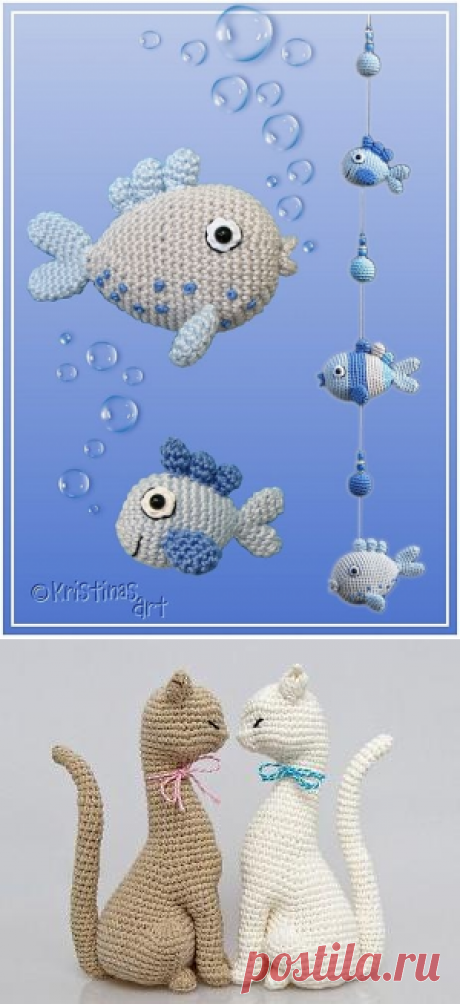 #crochet #amigurumi Ravelry: Frische Fische pattern by Kristinas Art