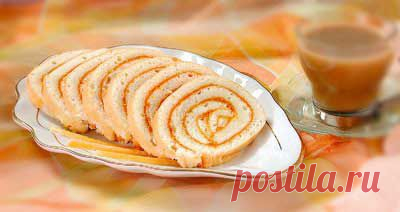 Рулет бисквитный. - Рецепты - Доставка пиццы, обедов, суши, питьевой воды домой и в офис, банкет, кейтеринг, организация мероприятий в Петербурге