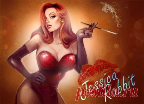 Джессика Рэббит. Нарисованная красотка из 80-ых.