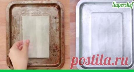 Простейший трюк, который заставит сковородки и кастрюли выглядеть как новые ! - Супер шеф