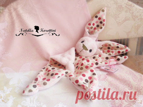 HANDMADE Natella Korottini: Комфортер Куски. Первая игрушка малыша