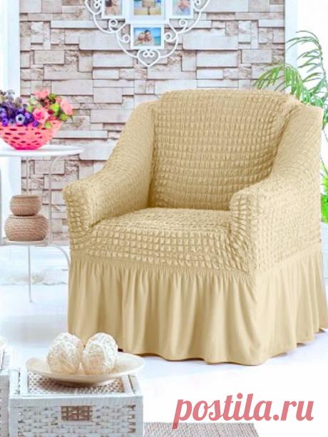 Чехол на кресло с оборкой / универсальный / на резинке / натяжной, deweri Универсальный жаккардовый чехол поможет вам сохранить чистоту и свежесть обивки кресла.  И защитит мебель от когтей домашних животных.
Ширина кресла с подлокотниками: от 60 до 120 см.
Глубина посадочных мест от 50 до 80 см.
Высота подлокотников от 15 до 45 см.
Ширина подлокотников от 15 до 35 см.
Высота спинки мебели от пола до 100 см.
Высота юбки 35 см.
Уход: стирка ручная или машинная в деликатном ...