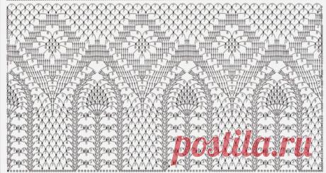 Красивые узоры крючком со схемами. Коллекция узоров крючком | Я Хозяйка