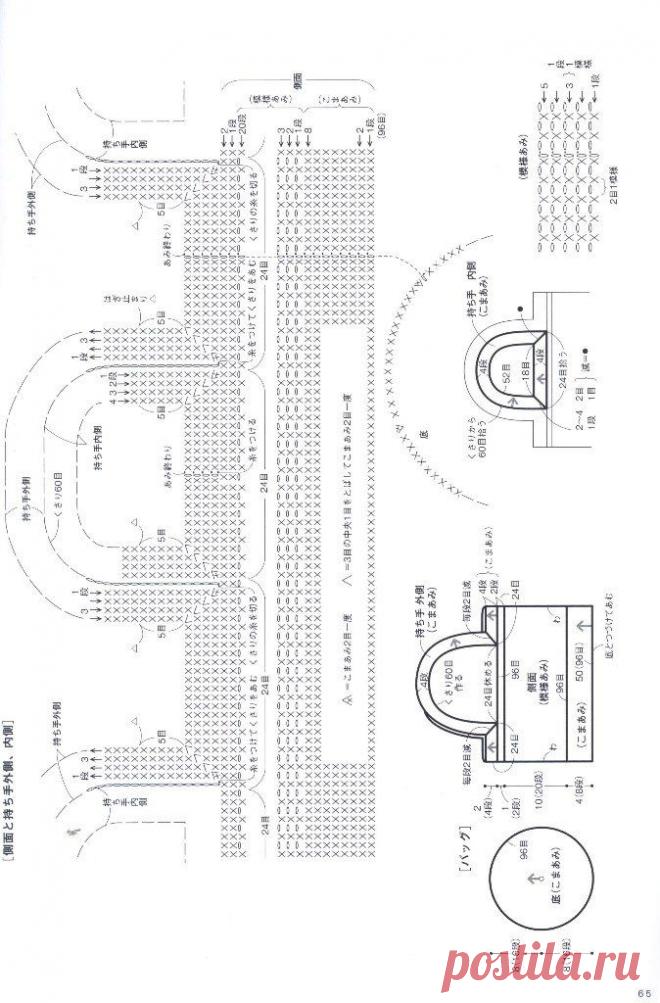 Hand-knitted cute bag & pouch ,стр.65