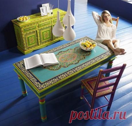 Великолепие мебели в восточном стиле - Домашний hand-made