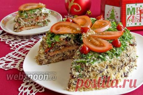 Баклажанный торт рецепт с фото