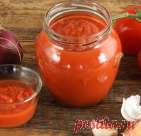 Очень вкусный соус из помидор на зиму