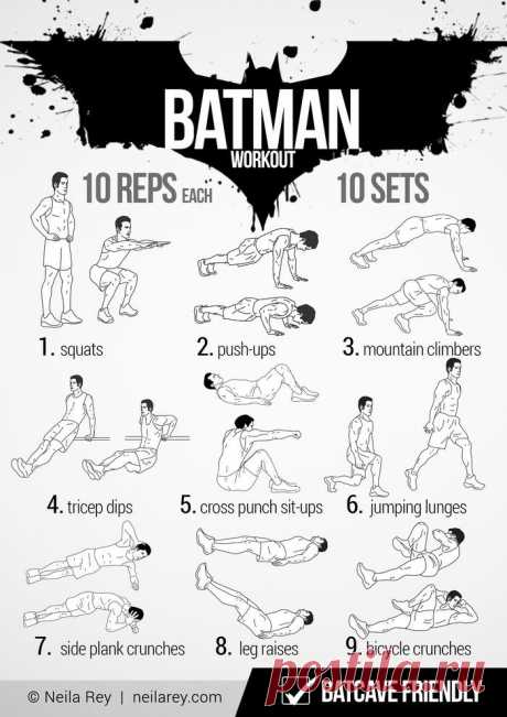 Батман 2 )))
Дёшево и эффективно! Класс! 100 no-equipment workouts