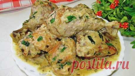 Сочная курица в луковом соусе. Любой гарнир с таким соусом будет вкусным!