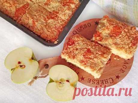 Королевская ватрушка с яблоками и творогом — рецепт с фото пошагово