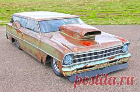 Ржавое, но очень быстрое корыто Chevrolet Nova
