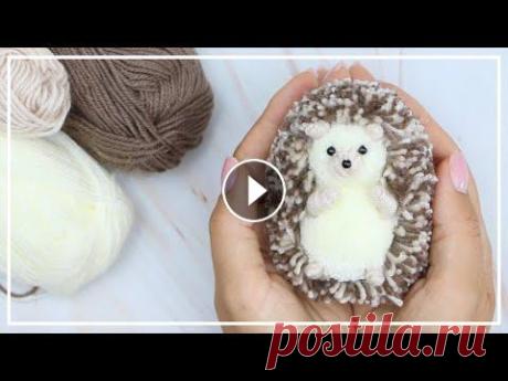 Удивительная идея! Как сделать милого Ежика из ниток - Cute Hedgehog making of yarn - DIY NataliDoma Мастер-класс: Как сделать милого Ежика из пряжи. Получается удивительная игрушка, сделанная своими руками. Такой Ежик из помпонов станет отличной идее...