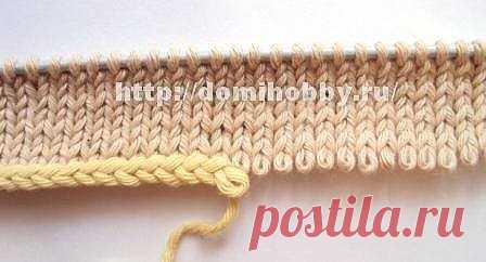 Легкий и быстрый набор петель на одну спицу с помощью крючка (Уроки и МК по ВЯЗАНИЮ) | Журнал Вдохновение Рукодельницы