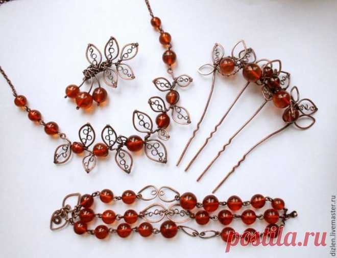 Украшение из старых бус — DIYIdeas