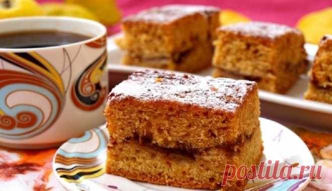 Быстрый пирог с яблоками: ароматная выпечка к чаю