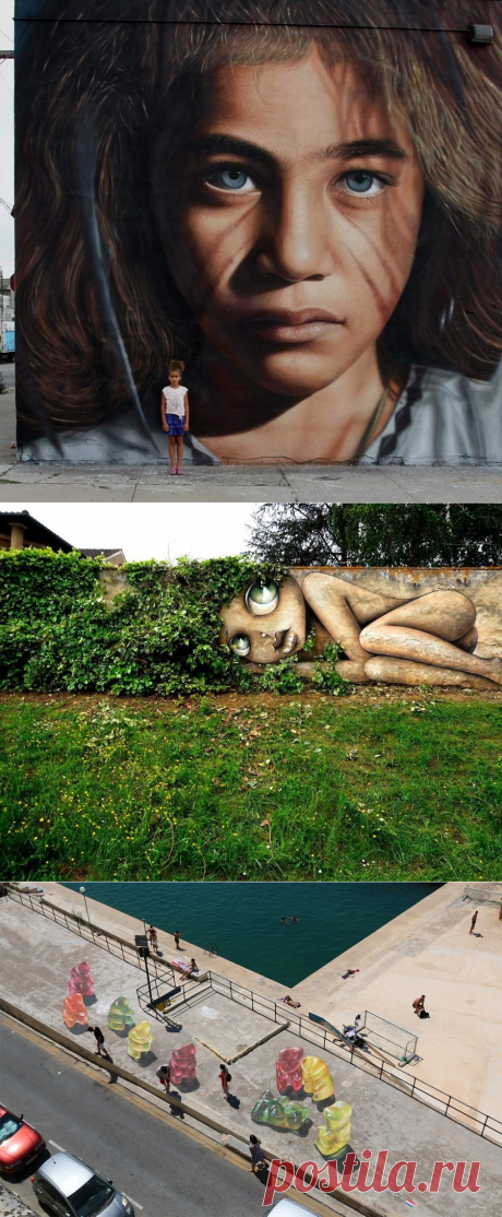 20 работ стрит-арта, которые покорили нас в 2015 году